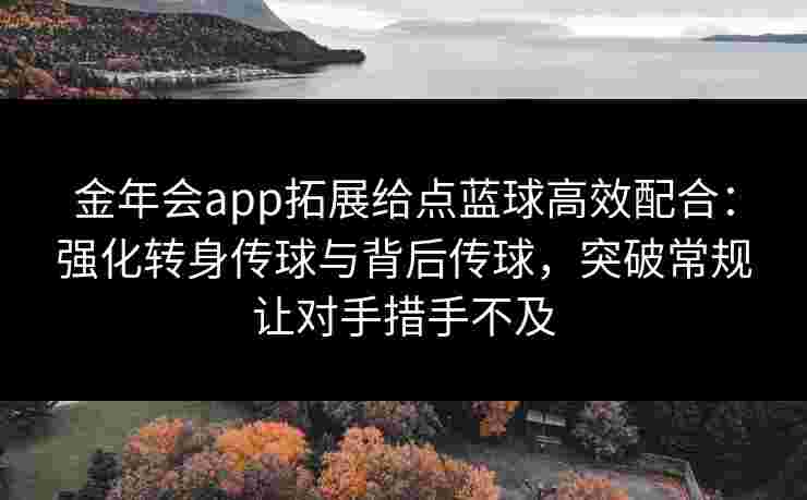 金年会app拓展给点蓝球高效配合：强化转身传球与背后传球，突破常规让对手措手不及